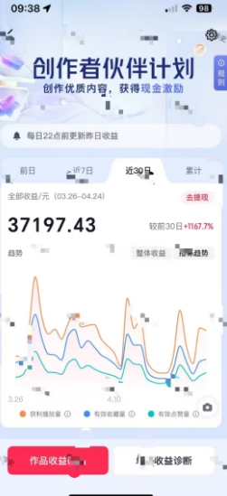 抖音奇异历史赛道，AI赋能历史赛道，流量收益嘎嘎香，狂撸伙伴计划-沐风资源库