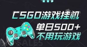 25年CSGO游戏搬砖，全自动挂G，不需要玩游戏，手机操作日入3张(不是汇率搬砖)【揭秘】-沐风资源库