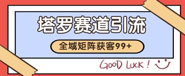 小红书某音塔罗赛道引流获客 自热矩阵日引200+【揭秘】-沐风资源库