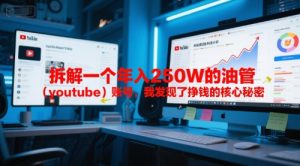 付费文章：拆解一个年入250W的油管（youtube）账号，我发现了挣钱的核心秘密-沐风资源库