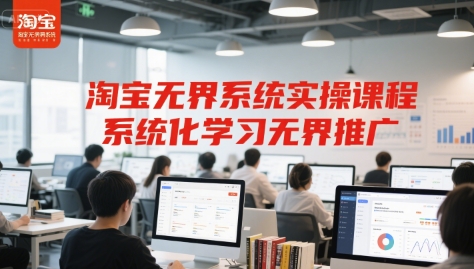 淘宝无界系统实操课程，系统化学习无界推广-沐风资源库