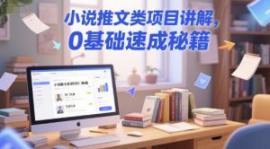 小说推文类项目讲解，0 基础速成秘籍-沐风资源库