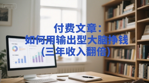 付费文章：如何用输出型大脑挣钱(三年收入翻倍)-沐风资源库