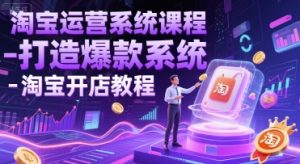 淘宝运营系统课程-打造爆款系统-淘宝开店教程-沐风资源库