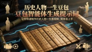 历史人物一生豆包智能体生成提示词，让你快速制作历史人物一生类视频，简单易上手-沐风资源库