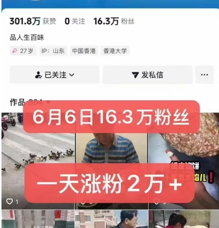 外面卖5000最新抖音搬运涨粉技术，新玩法，一分钟一条，一天涨粉2W，苹果安卓都可用-沐风资源库