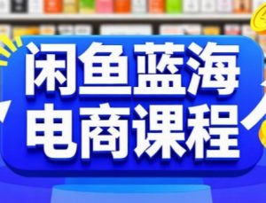 闲鱼蓝海电商课程，手把手助你快速上手，轻松实现闲鱼稳定盈利-沐风资源库