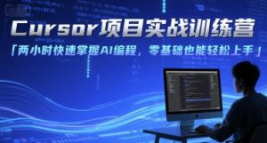 Cursor项目实战训练营，两小时快速掌握AI编程，零基础也能轻松上手-沐风资源库