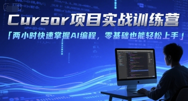 Cursor项目实战训练营，两小时快速掌握AI编程，零基础也能轻松上手-沐风资源库