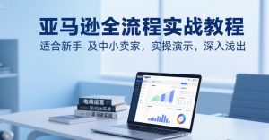 亚马逊全流程实战教程，适合新手及中小卖家，实操演示，深入浅出-沐风资源库