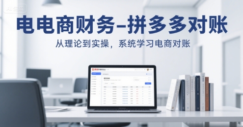 电商财务-拼多多对账，从理论到实操，系统学习电商对账-沐风资源库