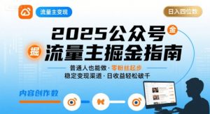 公众号流量主变现项目2025，普通人也能通过这个项目日入四位数-沐风资源库