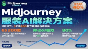 AI在服装领域的运用，使用midjourney做服装辅助企业降低成本-沐风资源库