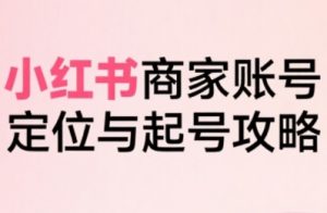 小红书电商全链路实战从定位到爆单，系统拆解小红书商家起号全流程-沐风资源库