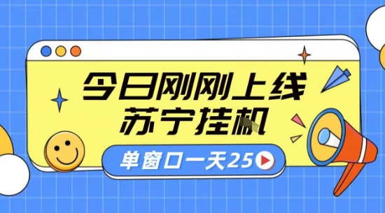 苏宁全自动采集挂G项目 稳定可批量 单窗口收益30+ 附教程【揭秘】-沐风资源库