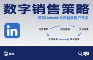 数字销售策略领英LinkedIn外贸精准客户开发-沐风资源库