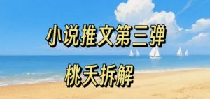 小说推文项目操作全流程第三弹，0粉就能做，门槛低非常适合新手-沐风资源库