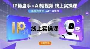 IP操盘手线上实操课,AI短视频线上课-沐风资源库