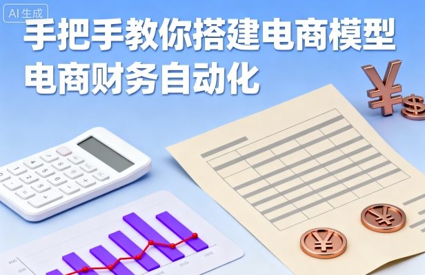 手把手教你搭建电商模型-电商财务自动化-沐风资源库