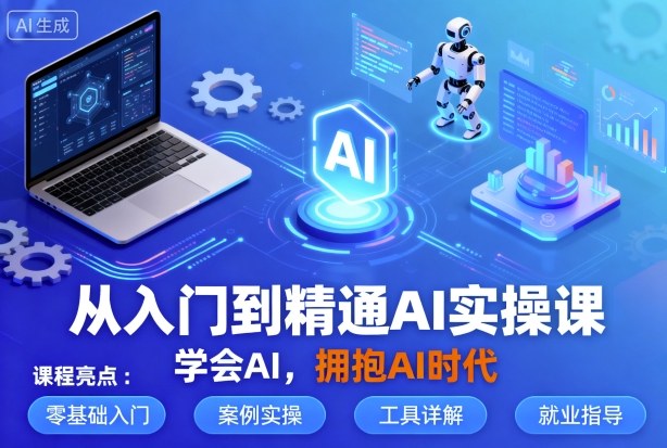 从入门到精通AI实操课，学会AI，拥抱AI时代-沐风资源库