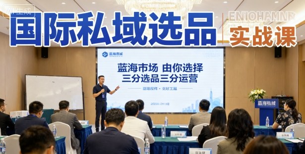 国际私域选品实战课，蓝海市场由你选择，七分选品三分运营-沐风资源库