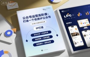 公众号运营高阶课，打造一个优质IP公众号-沐风资源库