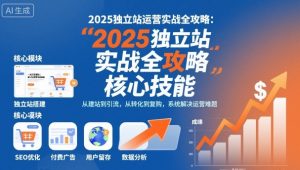 2025独立站运营实战全攻略，一站式掌握独立站运营核心技能-沐风资源库