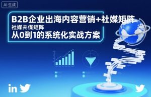 B2B企业出海内容营销+社媒矩阵，从0到1的系统化实战方案-沐风资源库
