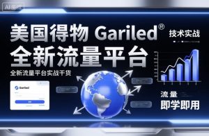 美国得物Gariled技术实战，全新流量平台​实战干货，即学即用-沐风资源库