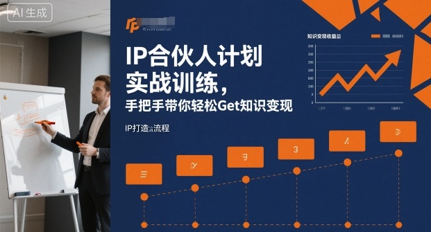 IP合伙人计划实战训练，手把手带你轻松Get知识变现-沐风资源库