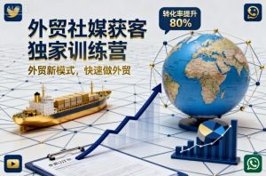 外贸社媒获客独家训练营，外贸新模式，快速做外贸-沐风资源库