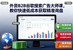 外资B2B谷歌搜索广告大师课，教你快速低成本获取精准询盘-沐风资源库