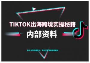 TikTok跨境电商0-1搭建运营，TK出海跨境实操秘籍（10月更新）-沐风资源库