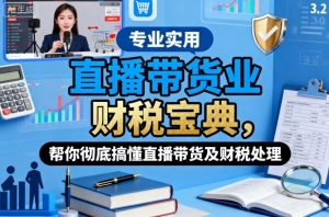 直播带货业财税宝典，帮你彻底搞懂直播带货及财税处理-沐风资源库