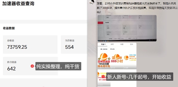 游戏加速器项目4.0_最新打法思路（爱玩游戏也能边玩边被动收益）-沐风资源库