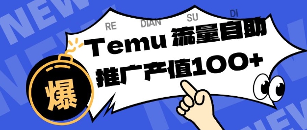 专注于Temu商家提供精准曝光浏览量，助力店铺排名提升和转化，单机日收入80-130【揭秘】-沐风资源库
