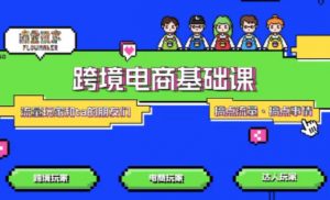 TikTok跨境电商基础课，专为想深耕跨境赛道的粉丝打造，解决抖音外站教学限制痛点-沐风资源库