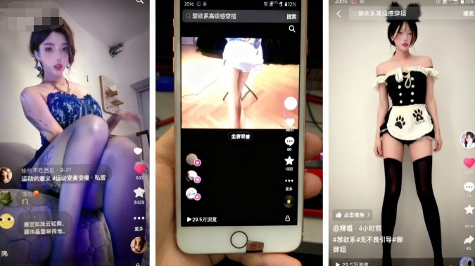 11月最新抖音快手美女起号技术，抖音素材混剪+快手搬运二创-沐风资源库