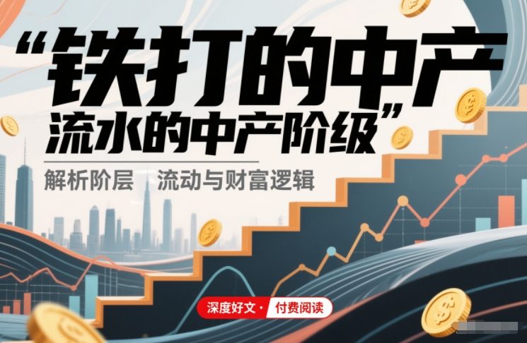 付费文章：铁打的中产，流水的中产阶级-沐风资源库