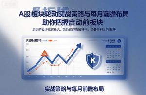 A股板块轮动实战策略与每月前瞻布局，助你把握启动前板块，规避风险，实现稳健盈利-沐风资源库