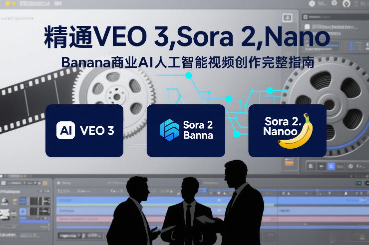 精通VEO 3，Sora 2，Nano Banana商业AI人工智能视频创作完整指南-沐风资源库