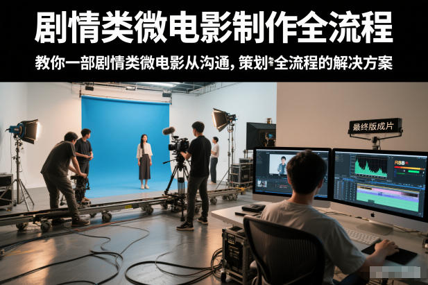 剧情类微电影制作全流程，教你一部剧情类微电影从沟通，策划到拍摄制作全流程的解决方案-沐风资源库