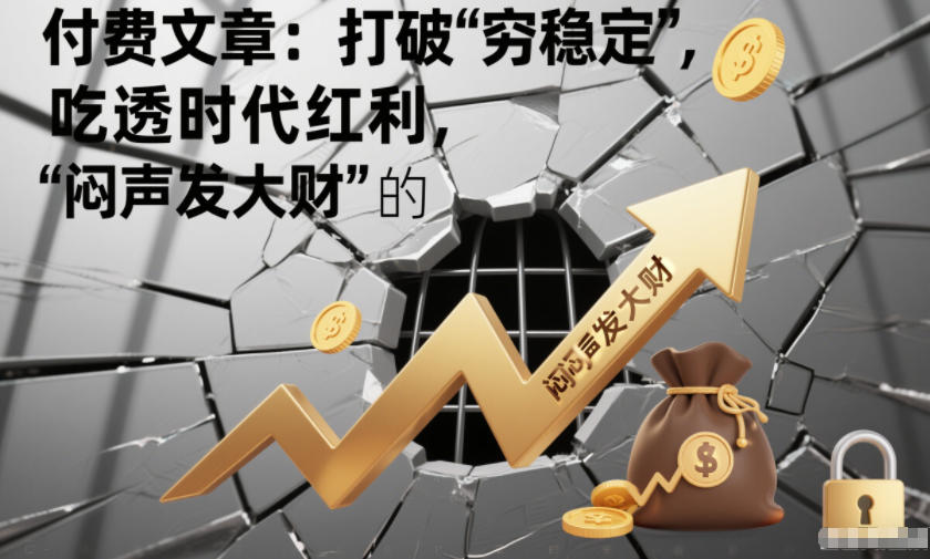 付费文章：打破“穷稳定”，吃透时代红利，“闷声发大财”的终极真谛-沐风资源库