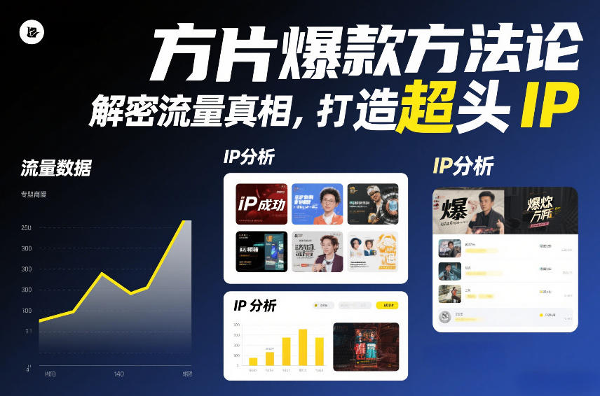 方片爆款方法论，解密流量真相，打造超头IP-沐风资源库
