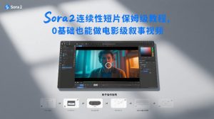 Sora2连续性短片保姆级教程，0基础也能做电影级叙事视频-沐风资源库