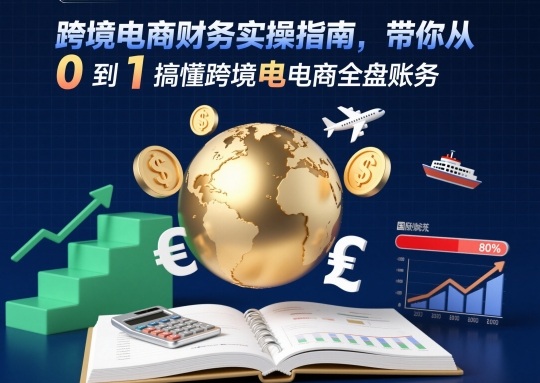 跨境电商财务实操指南，带你从0到1搞懂跨境电商全盘账务-沐风资源库