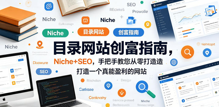 目录网站创富指南，Niche+SEO，手把手教您从零打造打造一个真能盈利的网站【原创双语字幕】-沐风资源库
