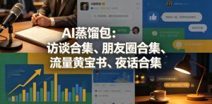 AI蒸馏包：访谈合集、朋友圈合集、流量黄宝书、夜话合集【文档】-沐风资源库