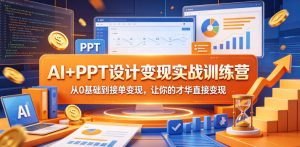 AI+PPT设计变现实战训练营，从0基础到接单变现，让你的才华直接变现-沐风资源库