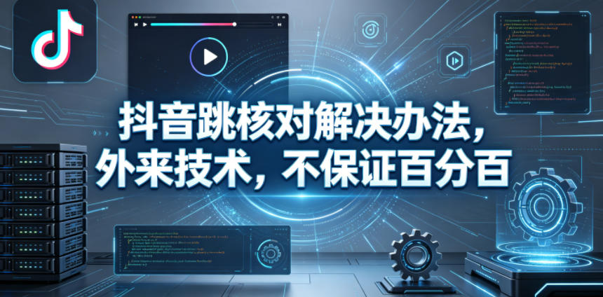 抖音跳核对解决办法，外来技术，不保证百分百-沐风资源库